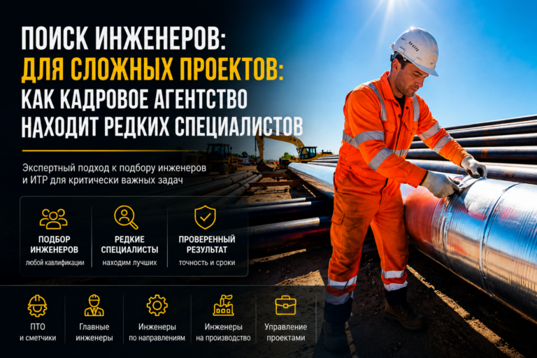 кадровое агентство специализирующееся на подборе инженеров